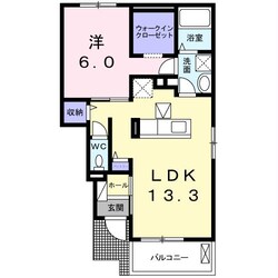 クラール南矢三の物件間取画像